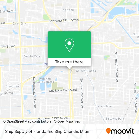 Mapa de Ship Supply of Florida Inc Ship Chandir