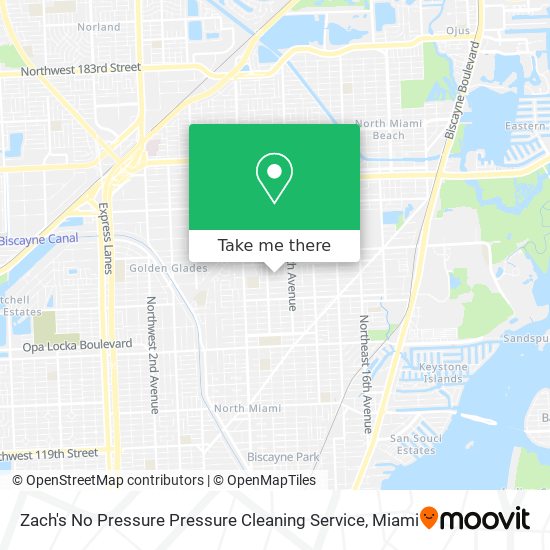 Mapa de Zach's No Pressure Pressure Cleaning Service