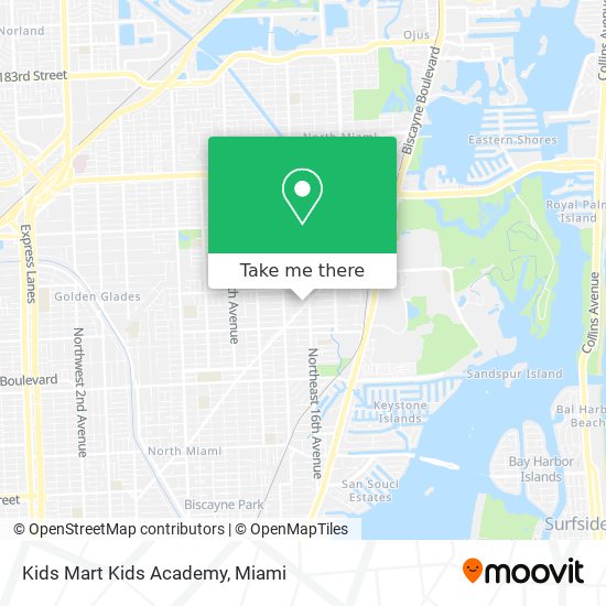 Mapa de Kids Mart Kids Academy