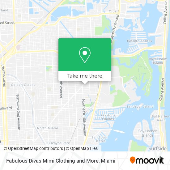 Mapa de Fabulous Divas Mimi Clothing and More