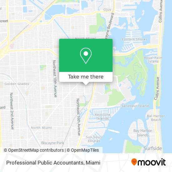 Professional Public Accountants map