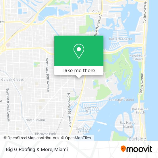 Big G Roofing & More map