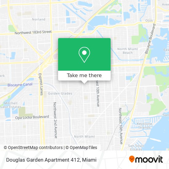 Mapa de Douglas Garden Apartment 412