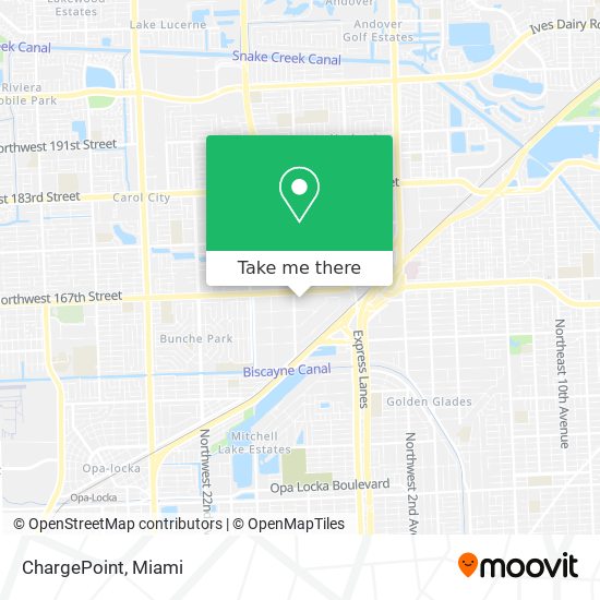 ChargePoint map