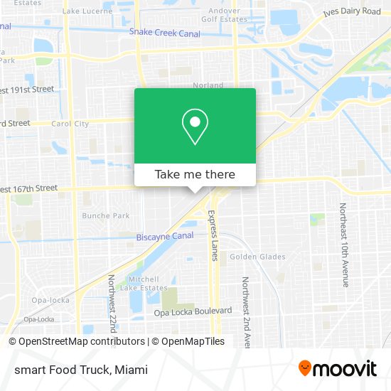 Mapa de smart Food Truck