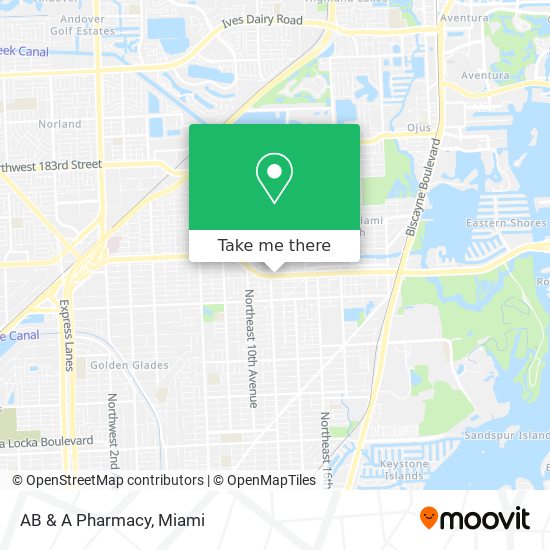 Mapa de AB & A Pharmacy