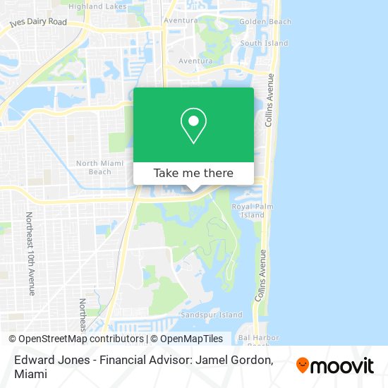 Mapa de Edward Jones - Financial Advisor: Jamel Gordon