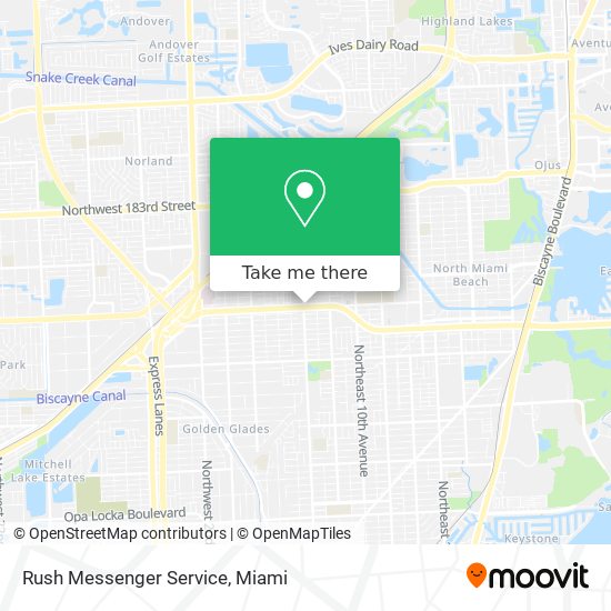 Mapa de Rush Messenger Service