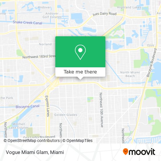 Vogue Miami Glam map