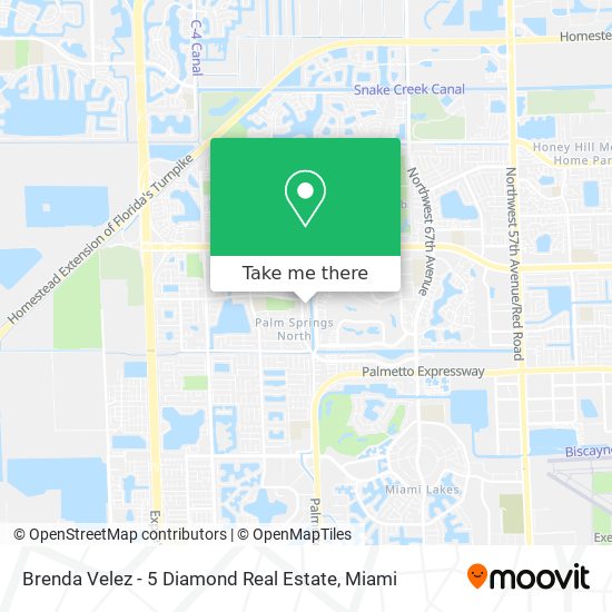 Mapa de Brenda Velez - 5 Diamond Real Estate
