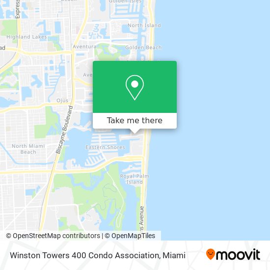 Mapa de Winston Towers 400 Condo Association