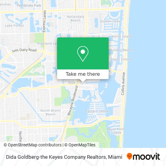 Dida Goldberg-the Keyes Company Realtors map