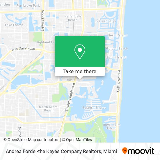 Mapa de Andrea Forde -the Keyes Company Realtors