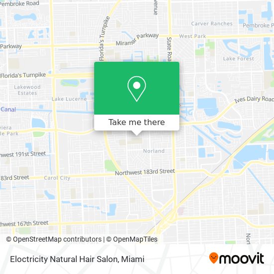 Mapa de Eloctricity Natural Hair Salon