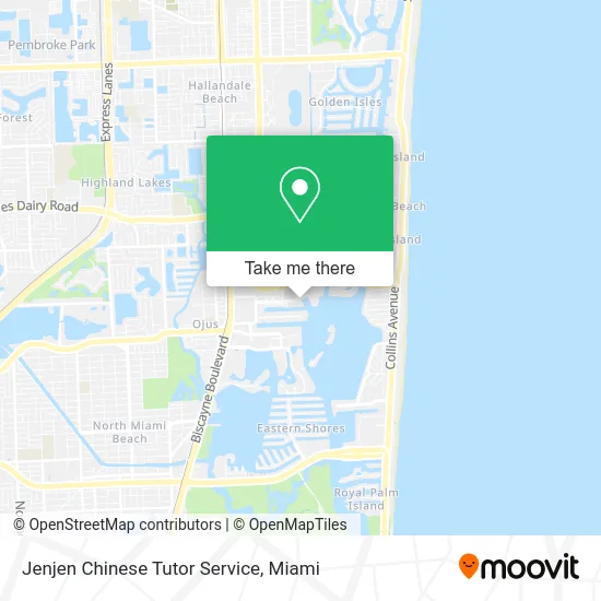 Jenjen Chinese Tutor Service map
