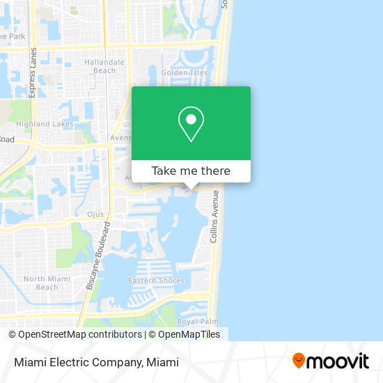 Mapa de Miami Electric Company