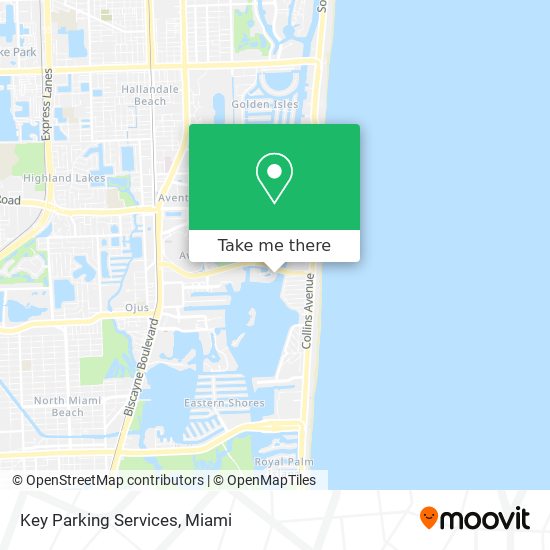 Key Parking Services map