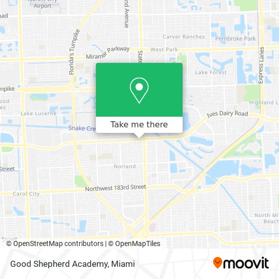 Mapa de Good Shepherd Academy