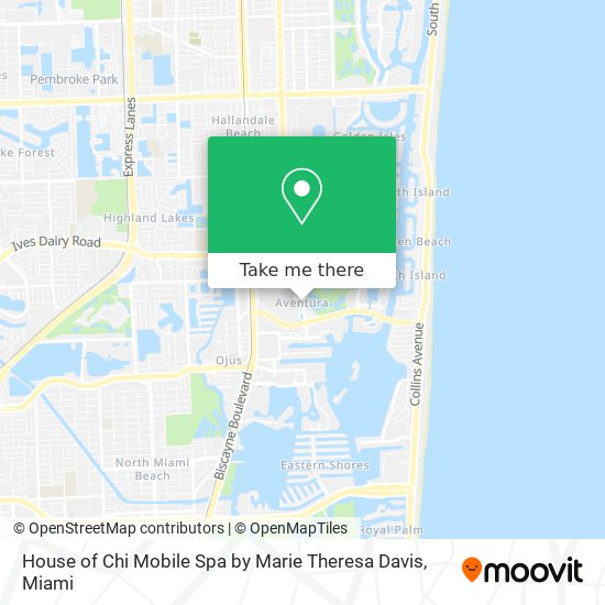 House of Chi Mobile Spa by Marie Theresa Davis map