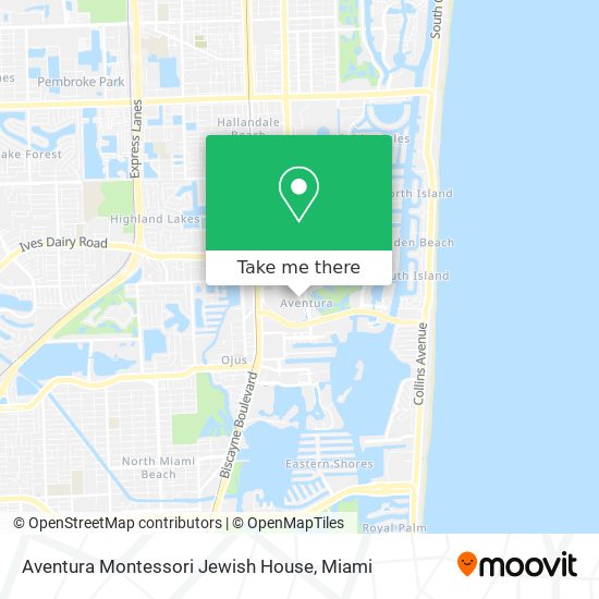 Aventura Montessori Jewish House map