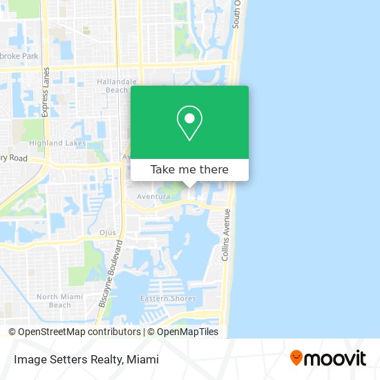 Image Setters Realty map