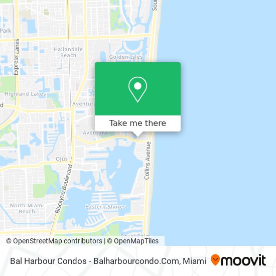 Bal Harbour Condos - Balharbourcondo.Com map