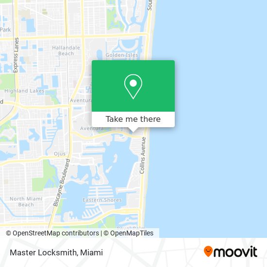 Master Locksmith map