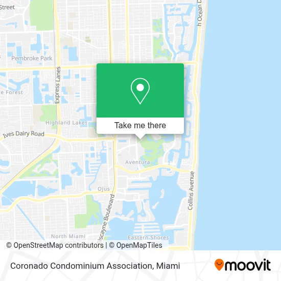 Coronado Condominium Association map