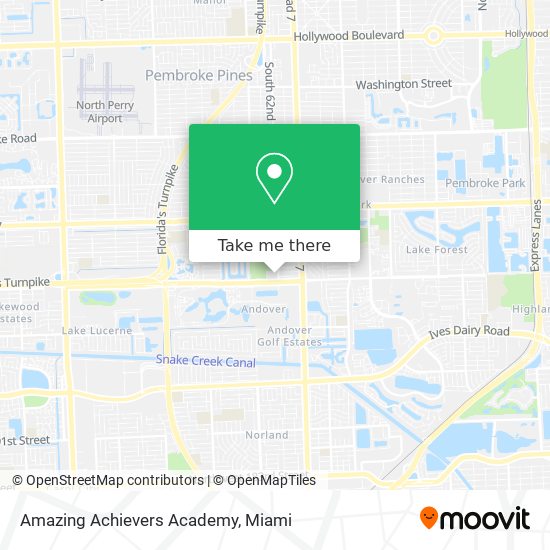 Mapa de Amazing Achievers Academy