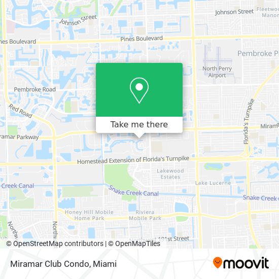 Miramar Club Condo map