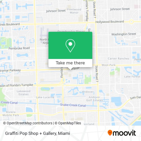 Graffiti Pop Shop + Gallery map