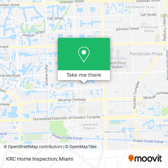 KRC Home Inspection map