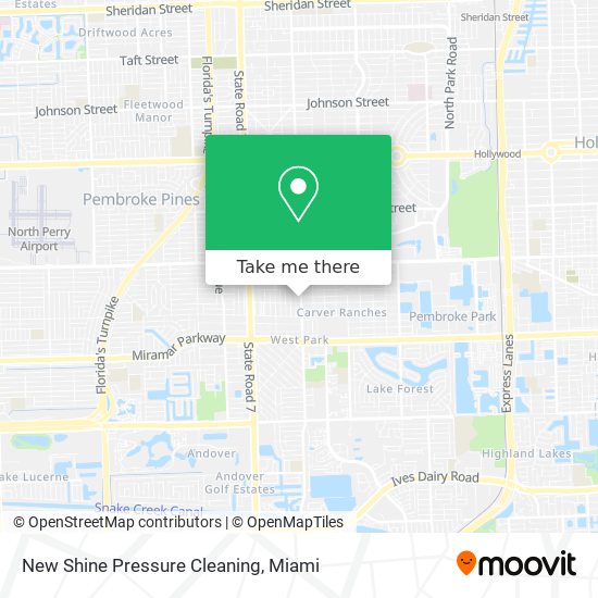 New Shine Pressure Cleaning map