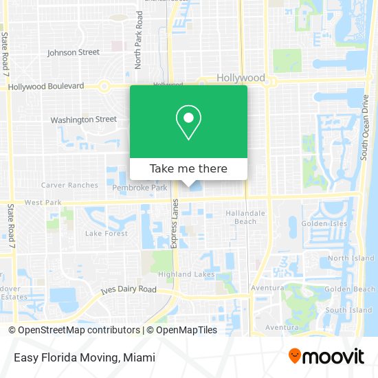 Easy Florida Moving map