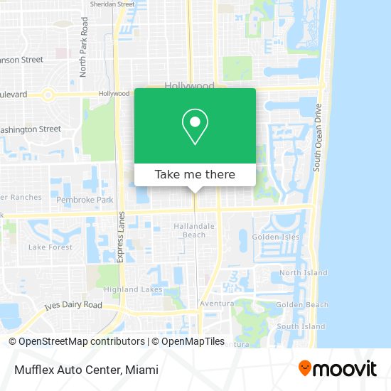 Mufflex Auto Center map