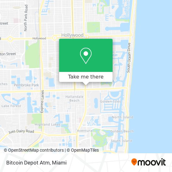 Mapa de Bitcoin Depot Atm