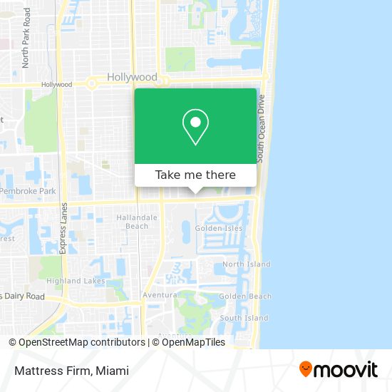 Mattress Firm map