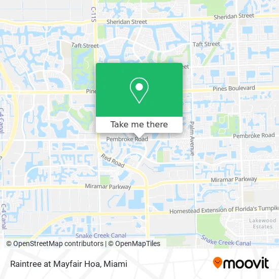 Raintree at Mayfair Hoa map
