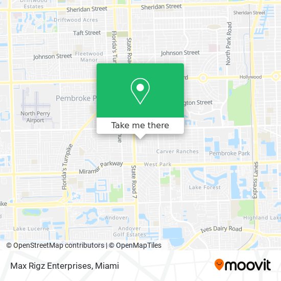 Max Rigz Enterprises map