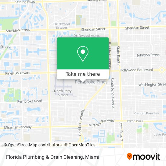 Mapa de Florida Plumbing & Drain Cleaning