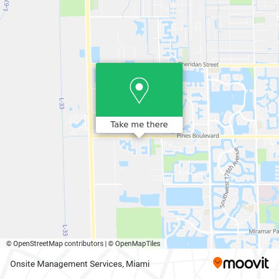 Mapa de Onsite Management Services