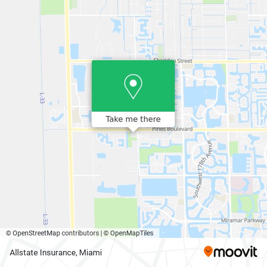 Allstate Insurance map