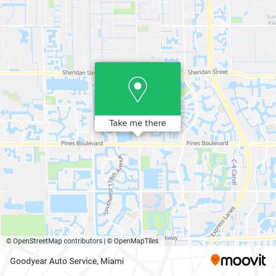 Goodyear Auto Service map