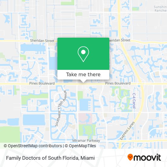 Family Doctors of South Florida map