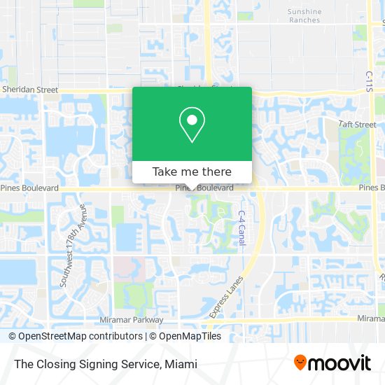 The Closing Signing Service map