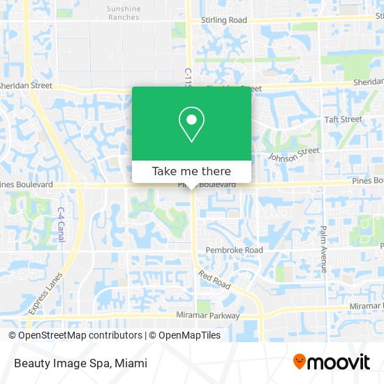 Beauty Image Spa map