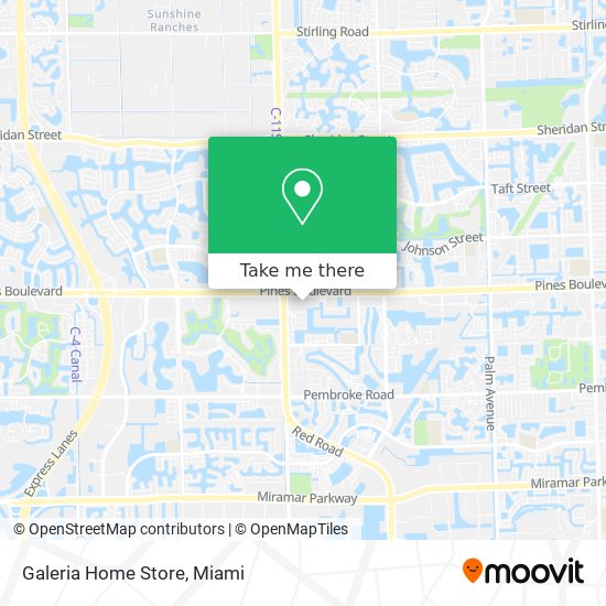 Galeria Home Store map