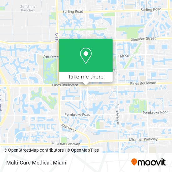 Mapa de Multi-Care Medical