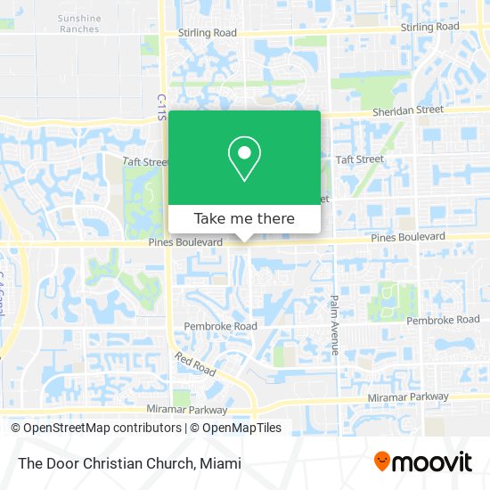 Mapa de The Door Christian Church
