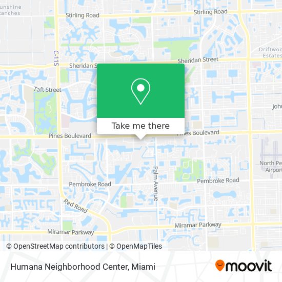 Mapa de Humana Neighborhood Center